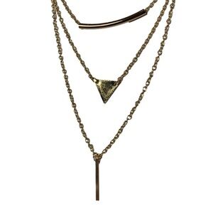 Gold layered necklace
